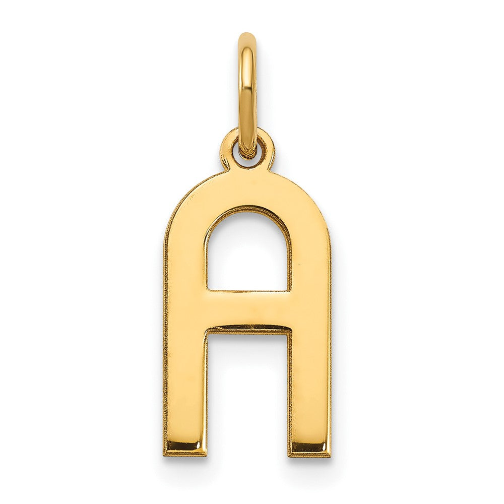 Sterling Silver Gold-plated Letter A Initial Pendant
