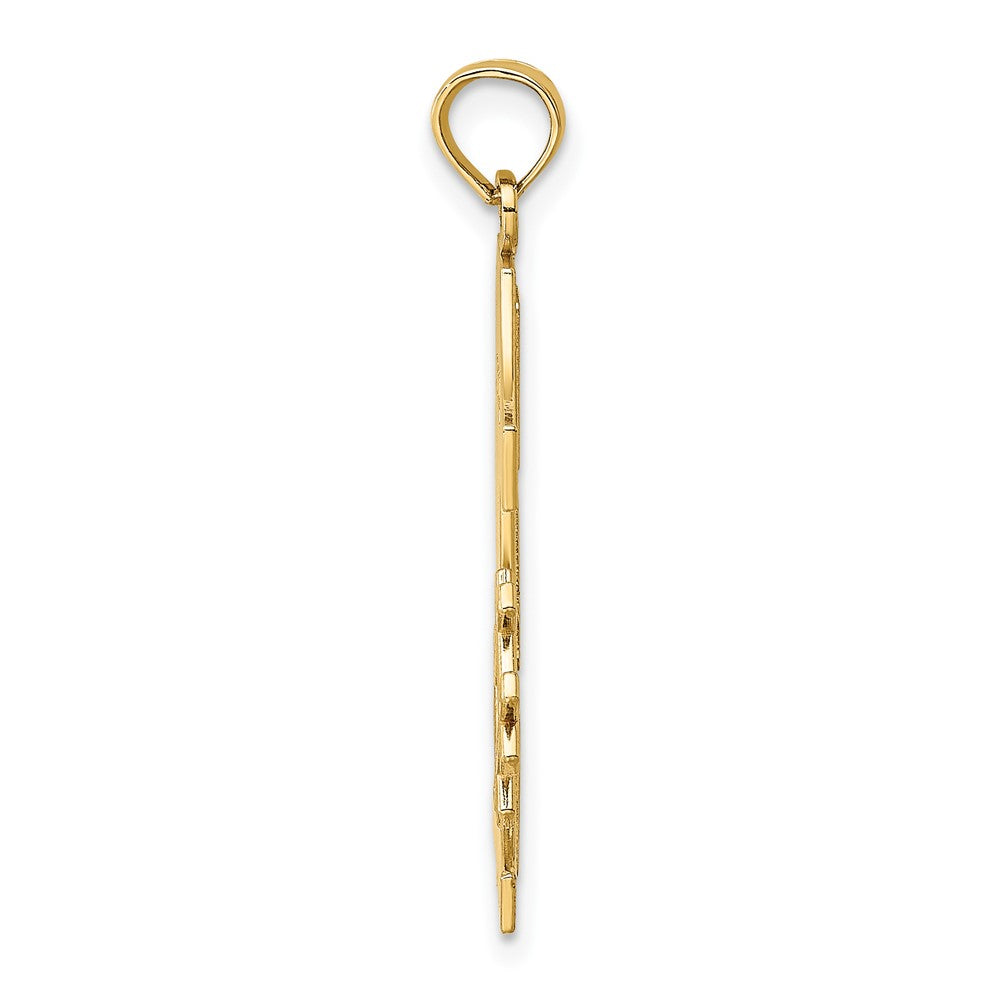 10K Gold #1 DAD Charm