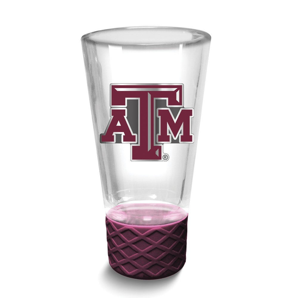 Collegiate Texas A & M Collectors 4 oz. Shot Glass with Silicone Base