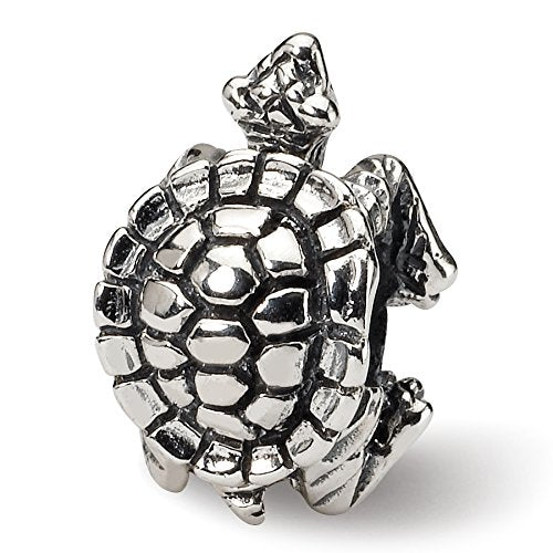 Sterling Silver Reflections Turtle Bead