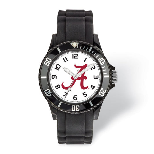 LogoArt University of Alabama Scholastic Silicone Strap Quartz Watch QUAL170