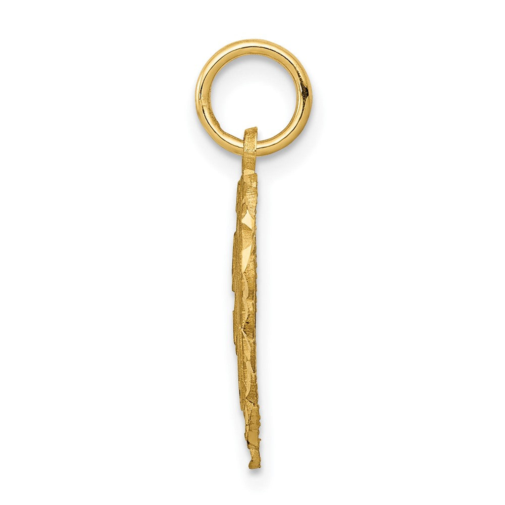 10k Gold Initial N Charm