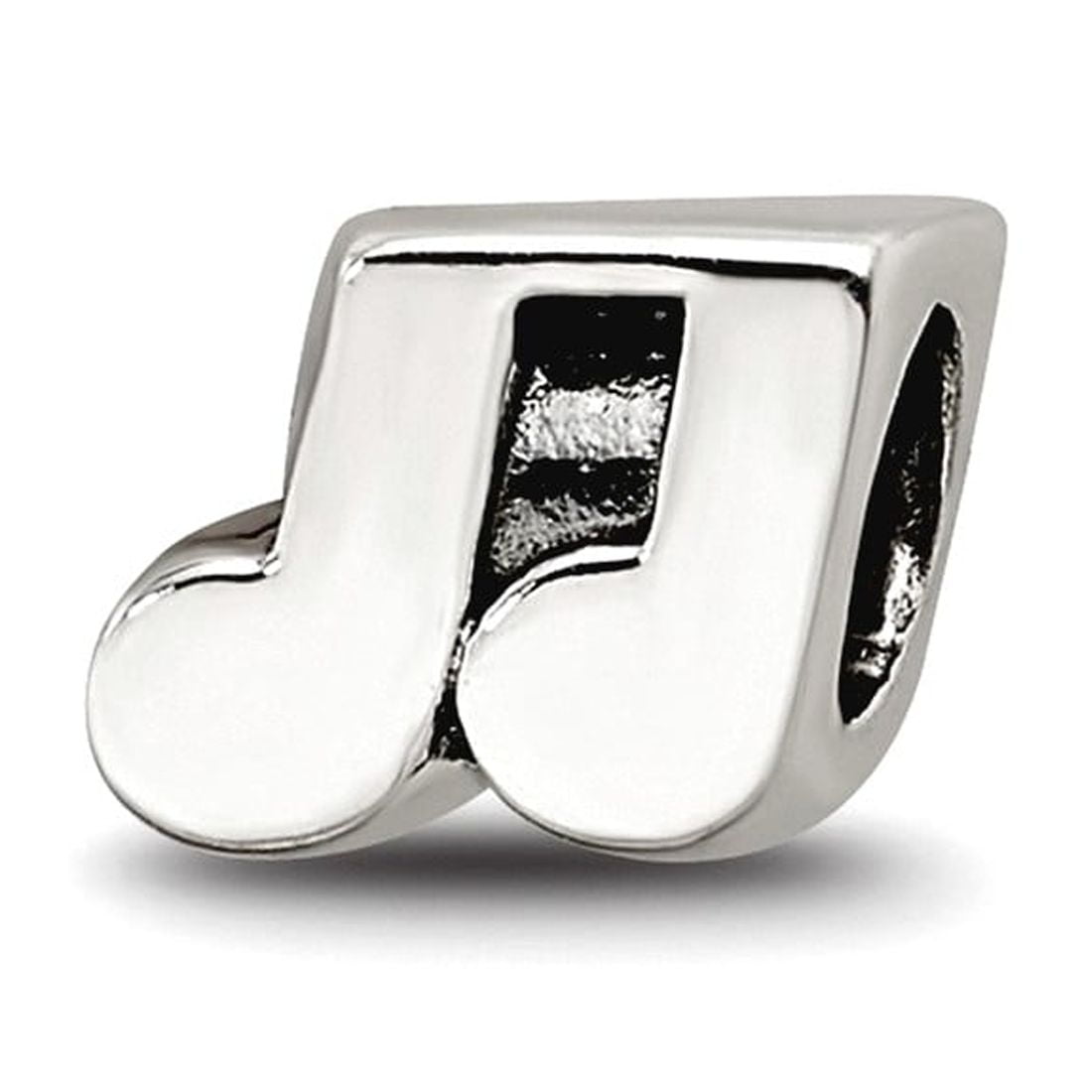 Sterling Silver Reflections Kids Music Notes Bead