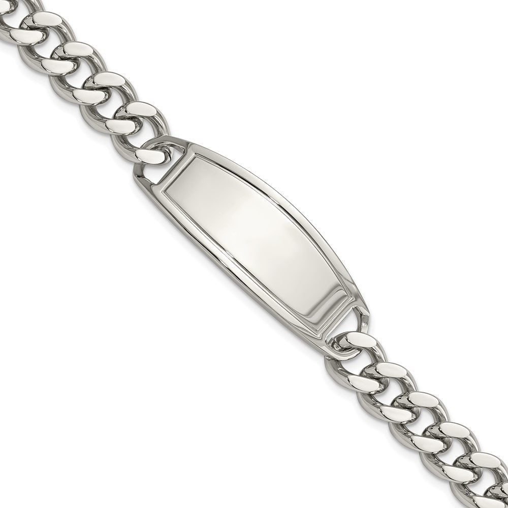Stainless Steel Polished 8.5in ID Bracelet 8.5 inches