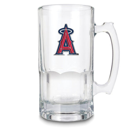 MLB Los Angeles Angels Glass 32 ounce Macho Mug