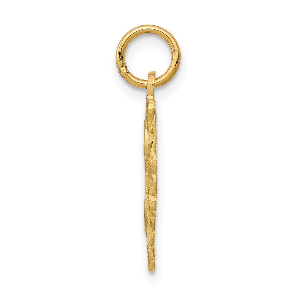 10k Gold Initial S Charm