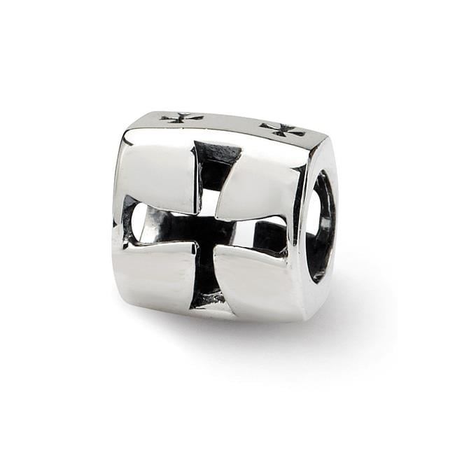 Sterling Silver Reflections Maltese Cross Bead