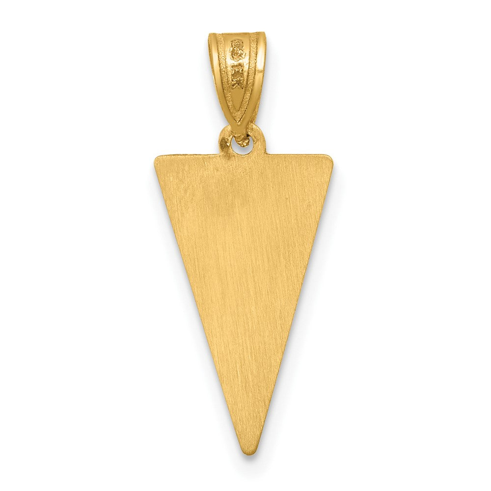 14K Class Of 2026 Rally Flag / Graduation Charm