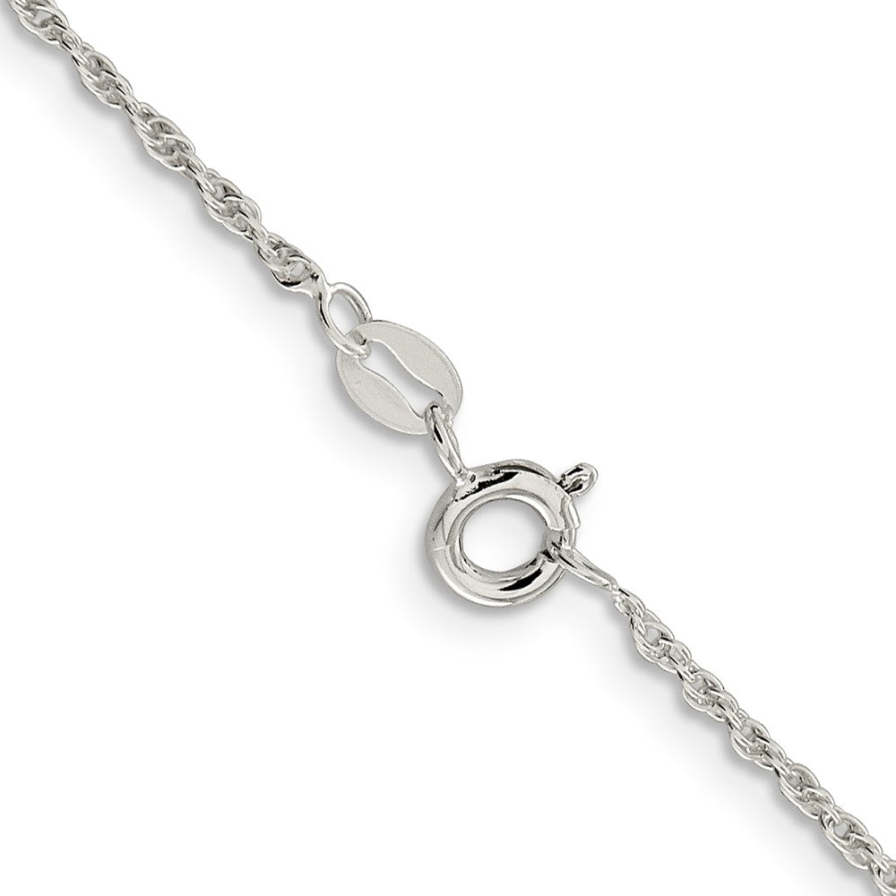 Sterling Silver 1.6mm Loose Rope Chain 22 Inches