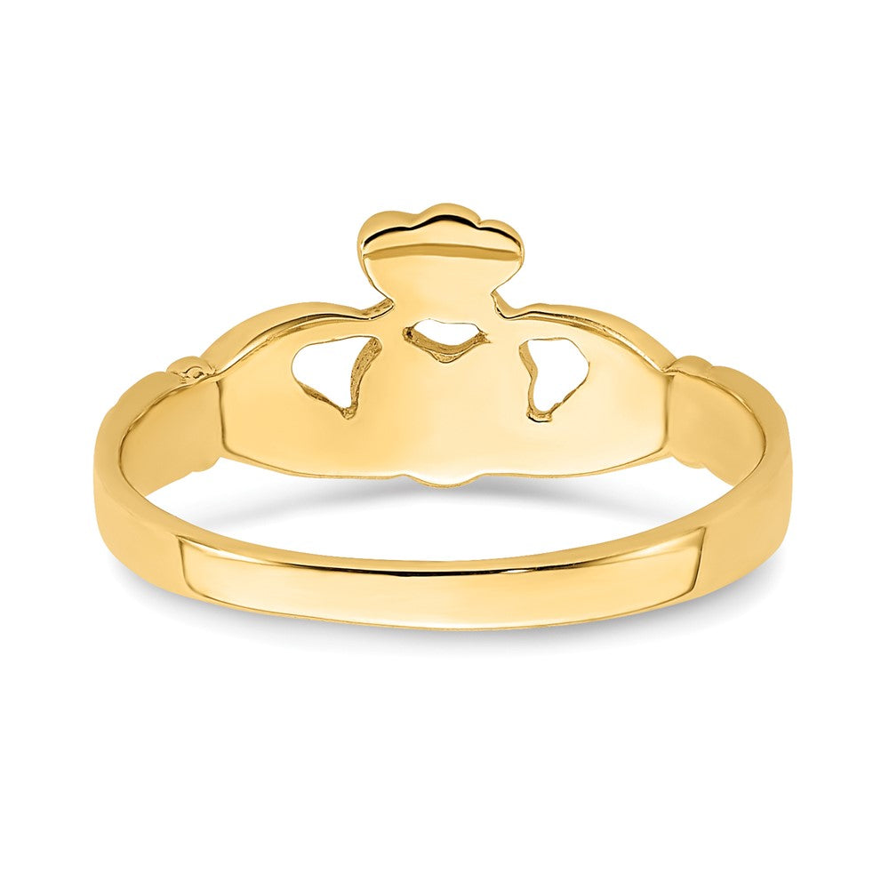14k Baby Claddagh Ring Size 3