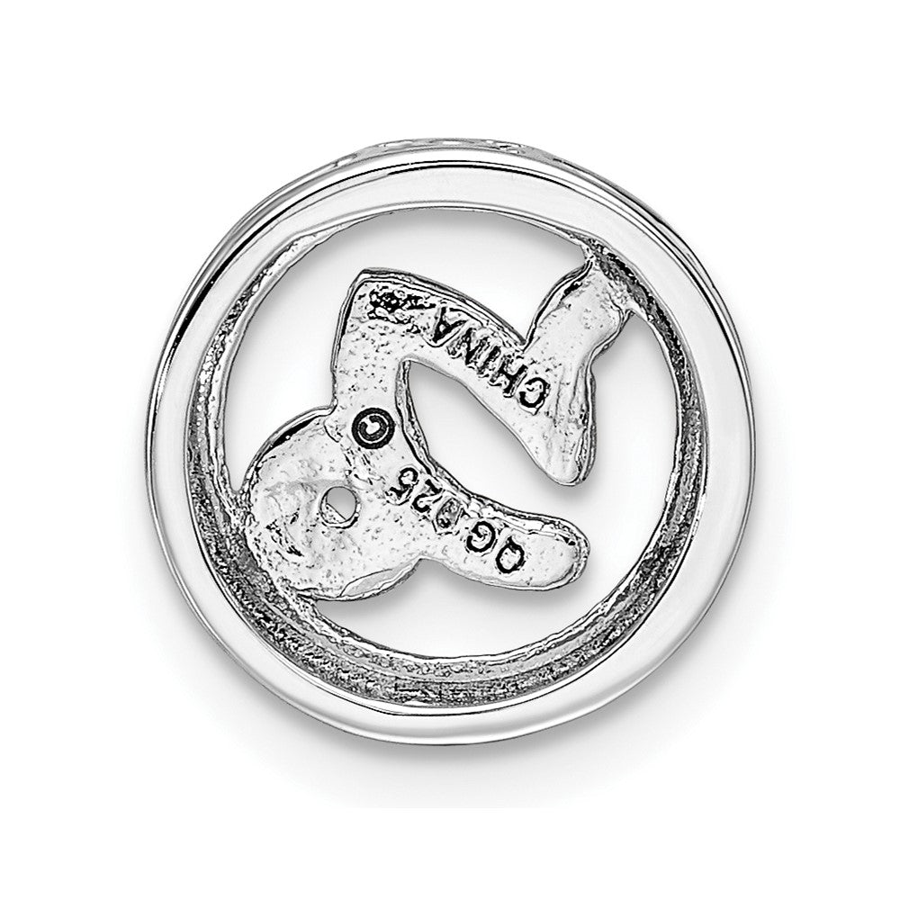 Sterling Silver Stackable Expressions Small Capricorn Zodiac Pendant