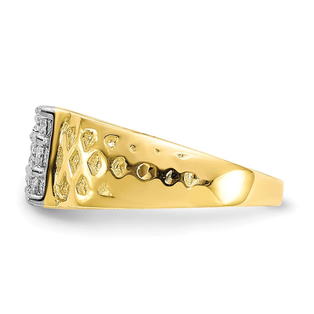 10k CZ Baby Ring Size 1.5