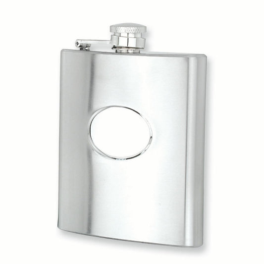 Polished Stainless Steel 6oz Hip Flask GP2730
