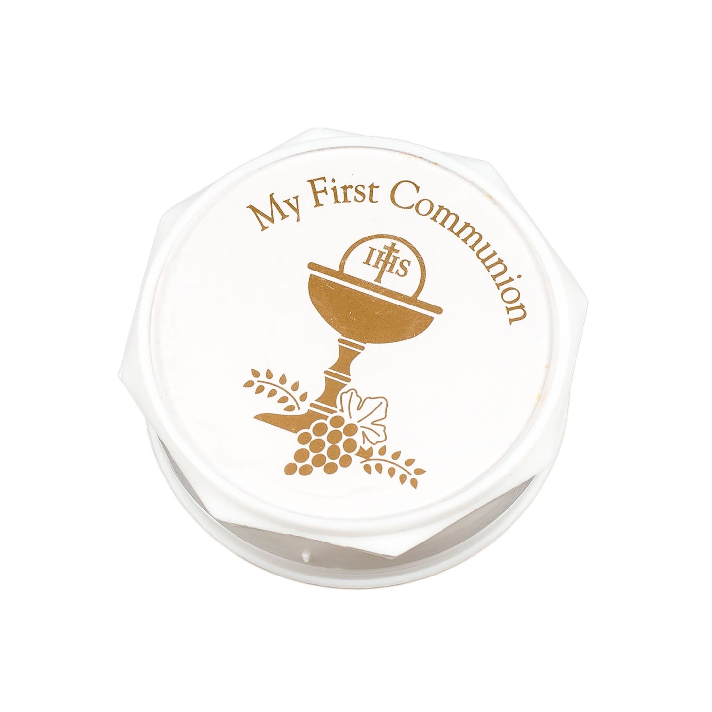 First Holy Communion Gift Set for Girl with Common Prayers Book, Rosary, Box and Pin