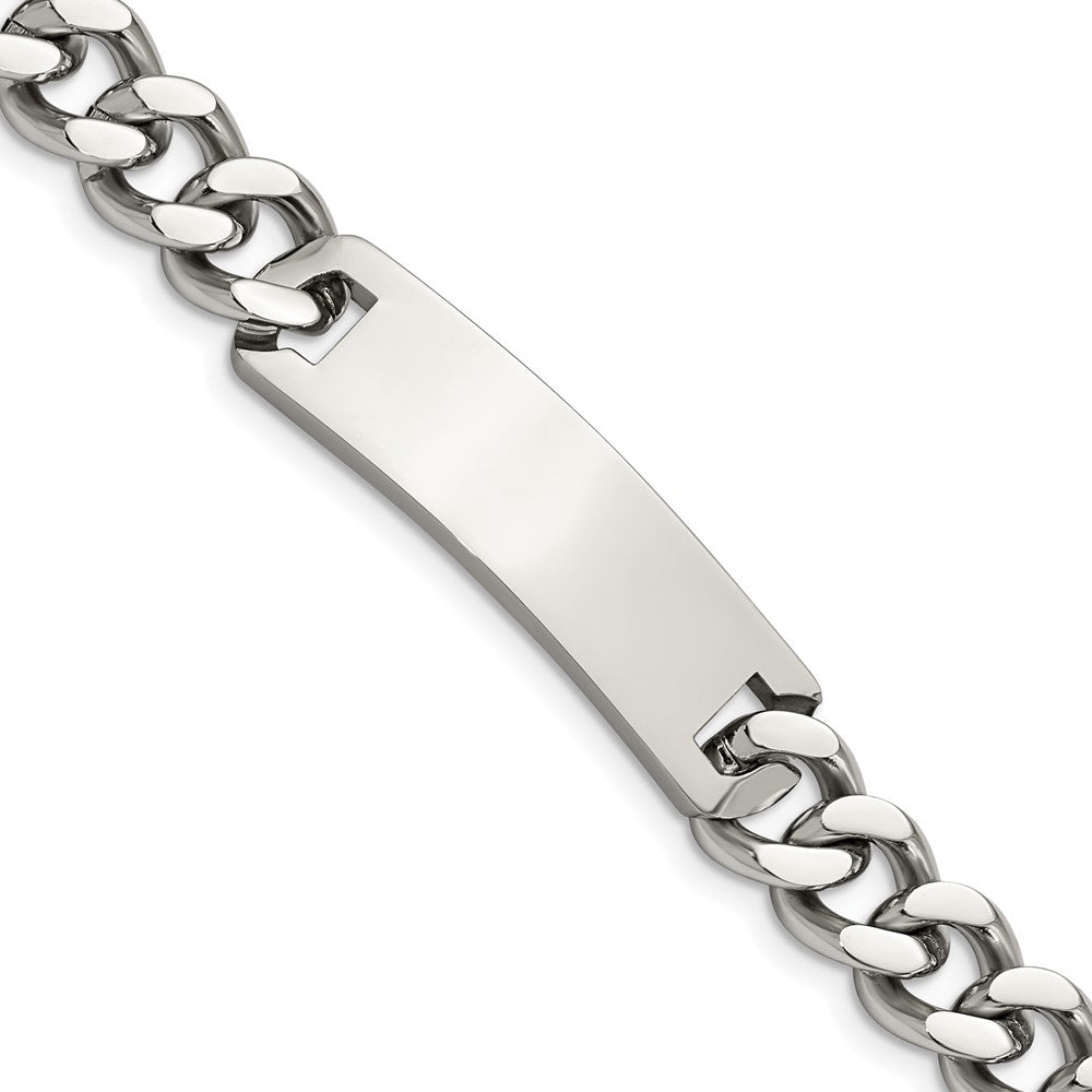 Stainless Steel Polished 7.75in ID Bracelet 8 inches