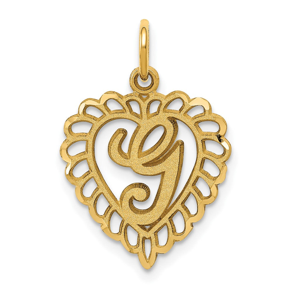 10k Gold Initial G Charm