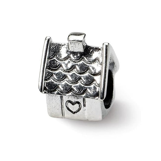 Sterling Silver Reflections House Bead