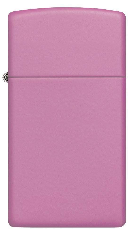 Zippo Slim Pink Matte Pocket Lighter