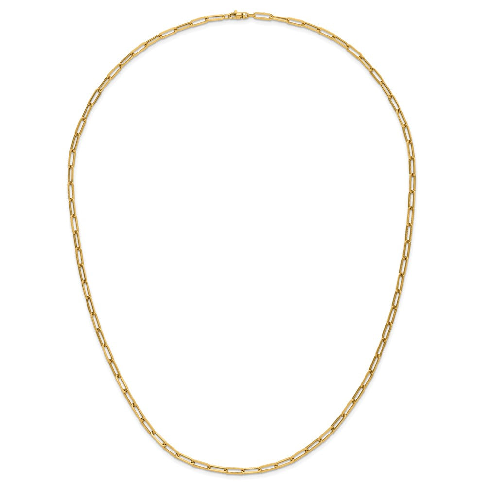14K Polished Fancy Link Necklace
