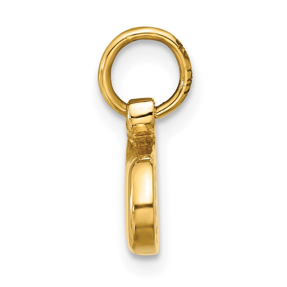 14k Yellow Gold Mitten Charm