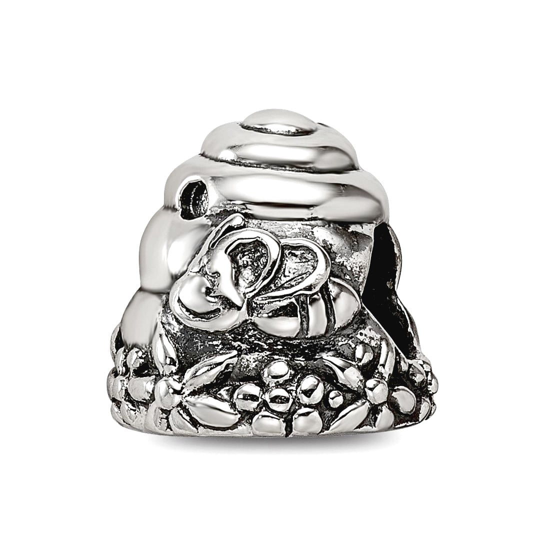 Sterling Silver Reflections Beehive Bead
