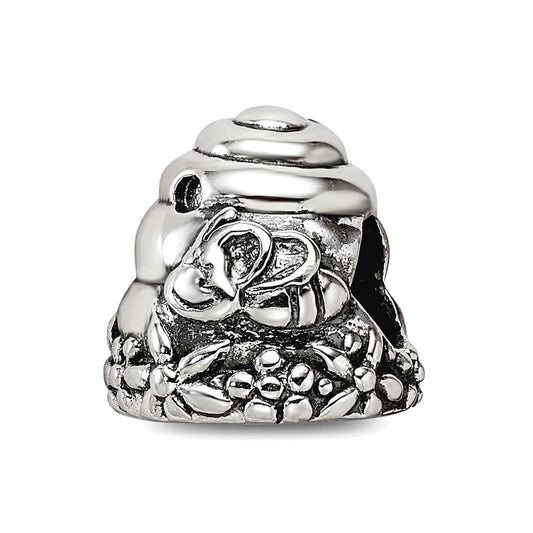 Sterling Silver Reflections Beehive Bead