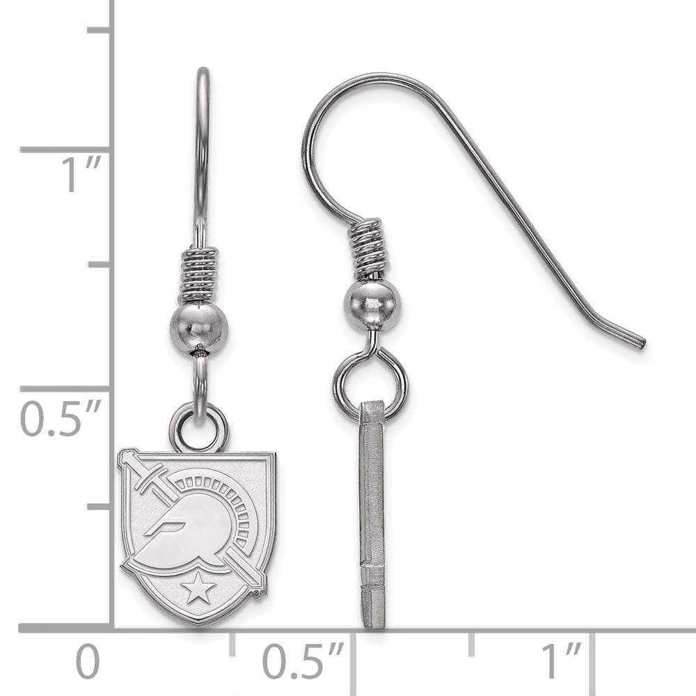 LogoArt Sterling Silver U.s. Military Academy Xs Dangle Earrings Wire Female Adult