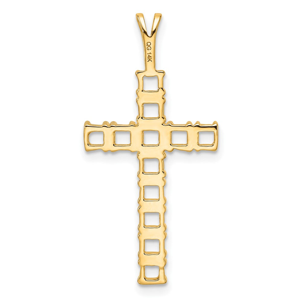14k Latin Cross Pendant Mounting
