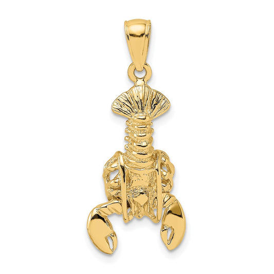 14K Moveable Lobster Charm