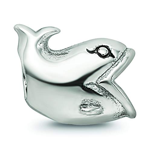 Sterling Silver Reflections Kids Whale Bead