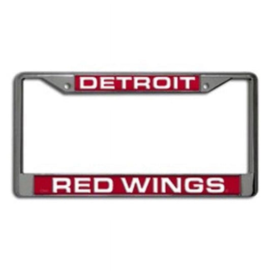 Detroit Hockey Red-Wing's Chrome Metal Laser Cut License Plate Frame