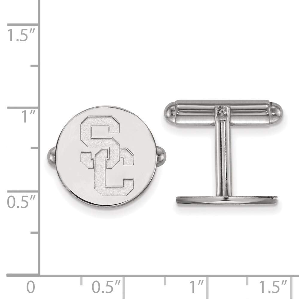 Men's University of Southern California Sterling Silver USC Trojans NCAA Cuff Links
