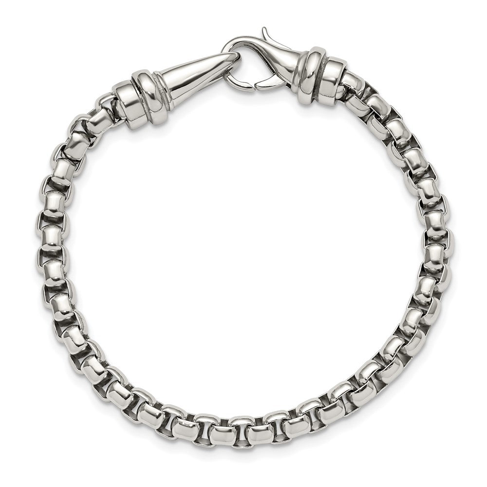 Stainless Steel Polished 8.5in Bracelet 8.5 inches