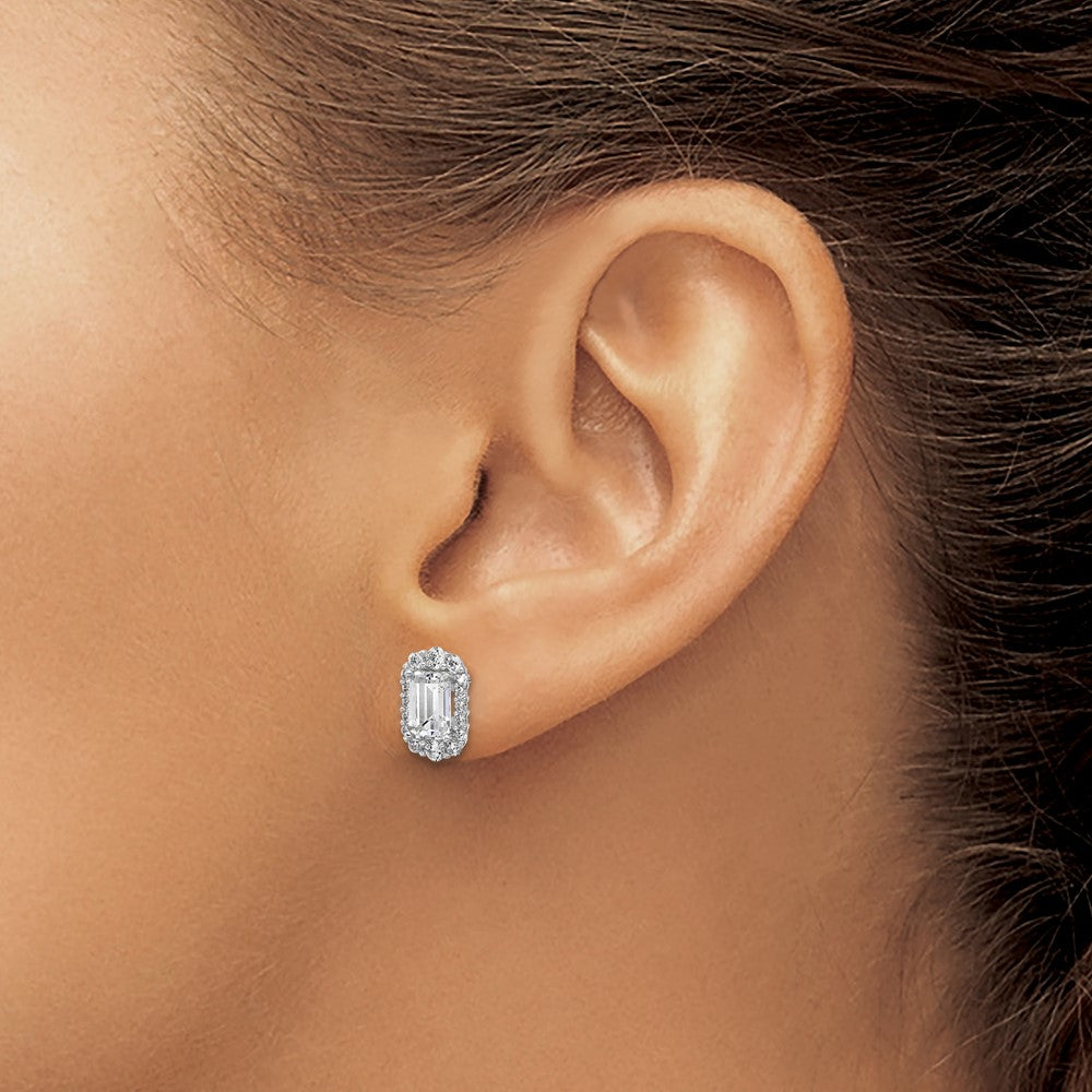 Sterling Silver Polished Heart Post Earrings
