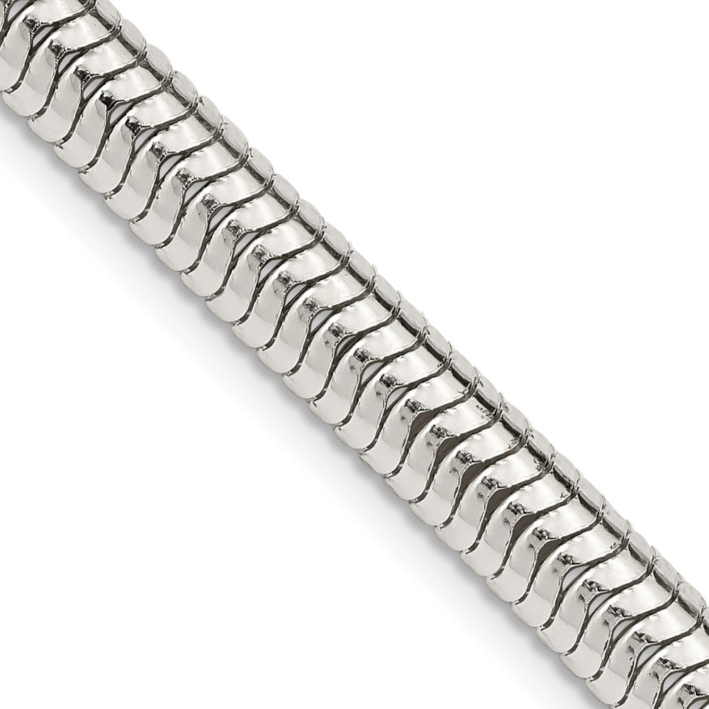 Sterling Silver 6mm Round Snake Chain 18 Inches