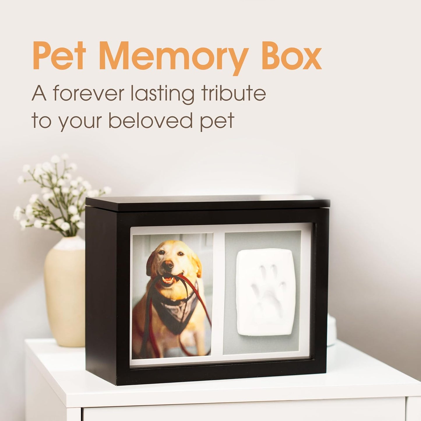 Pearhead Pet Memory Box & Urn