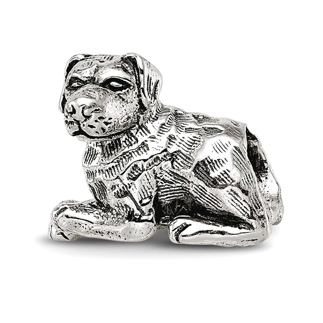 Sterling Silver Reflections Rottweiler Bead