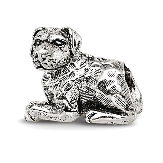 Sterling Silver Reflections Rottweiler Bead
