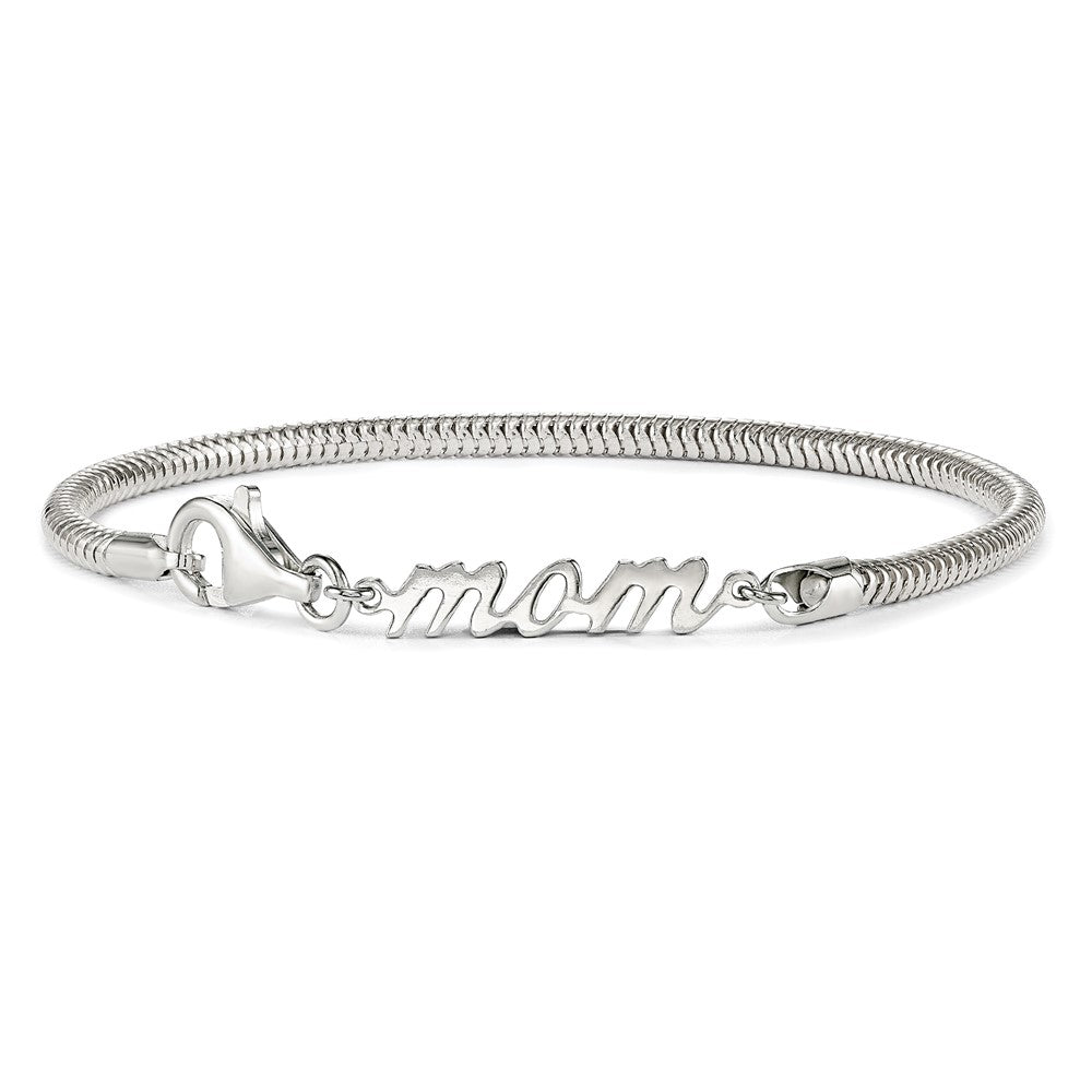 Sterling Silver MOM Bracelet 7.5 inches