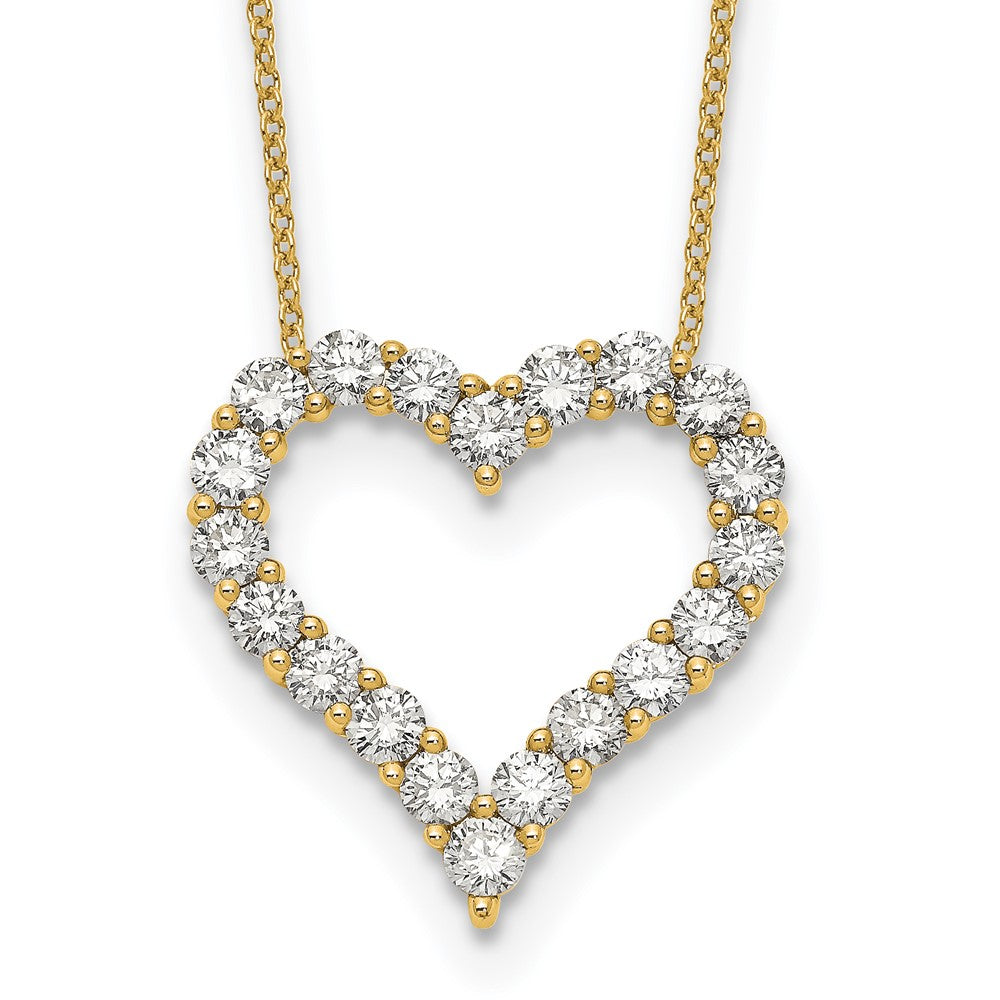 14ky Lab Grown Diamond 2ctw VS/SI+ G+ Necklace