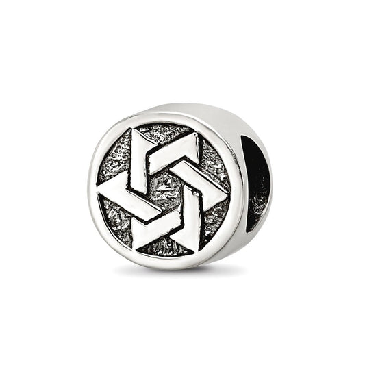 Sterling Silver Reflections Star of David Bead