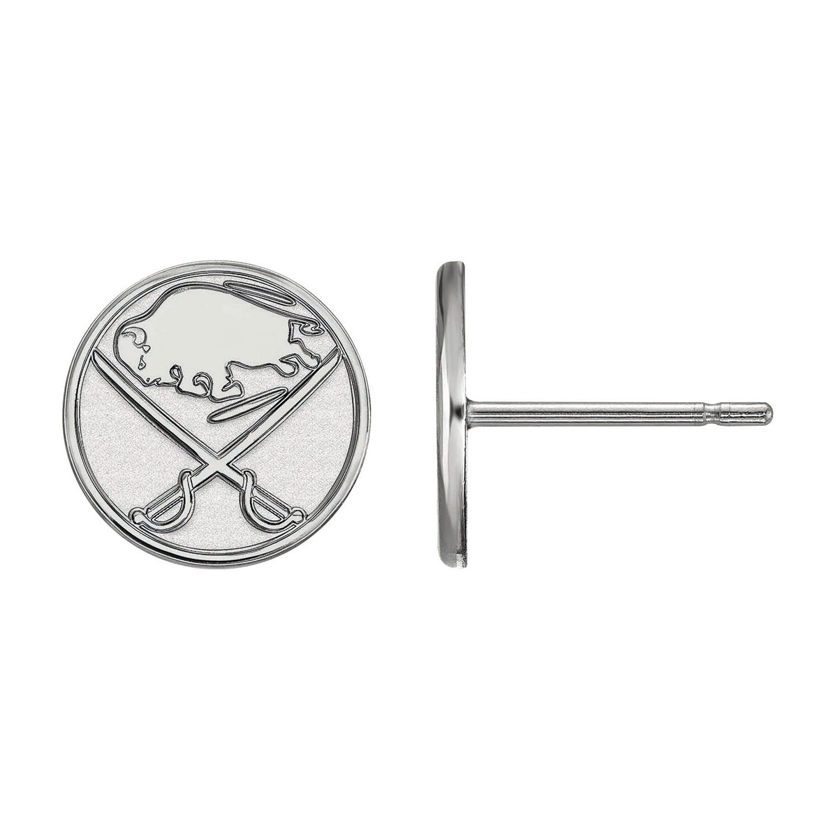 Women's Buffalo Sabres Sterling Silver XS Post Earrings