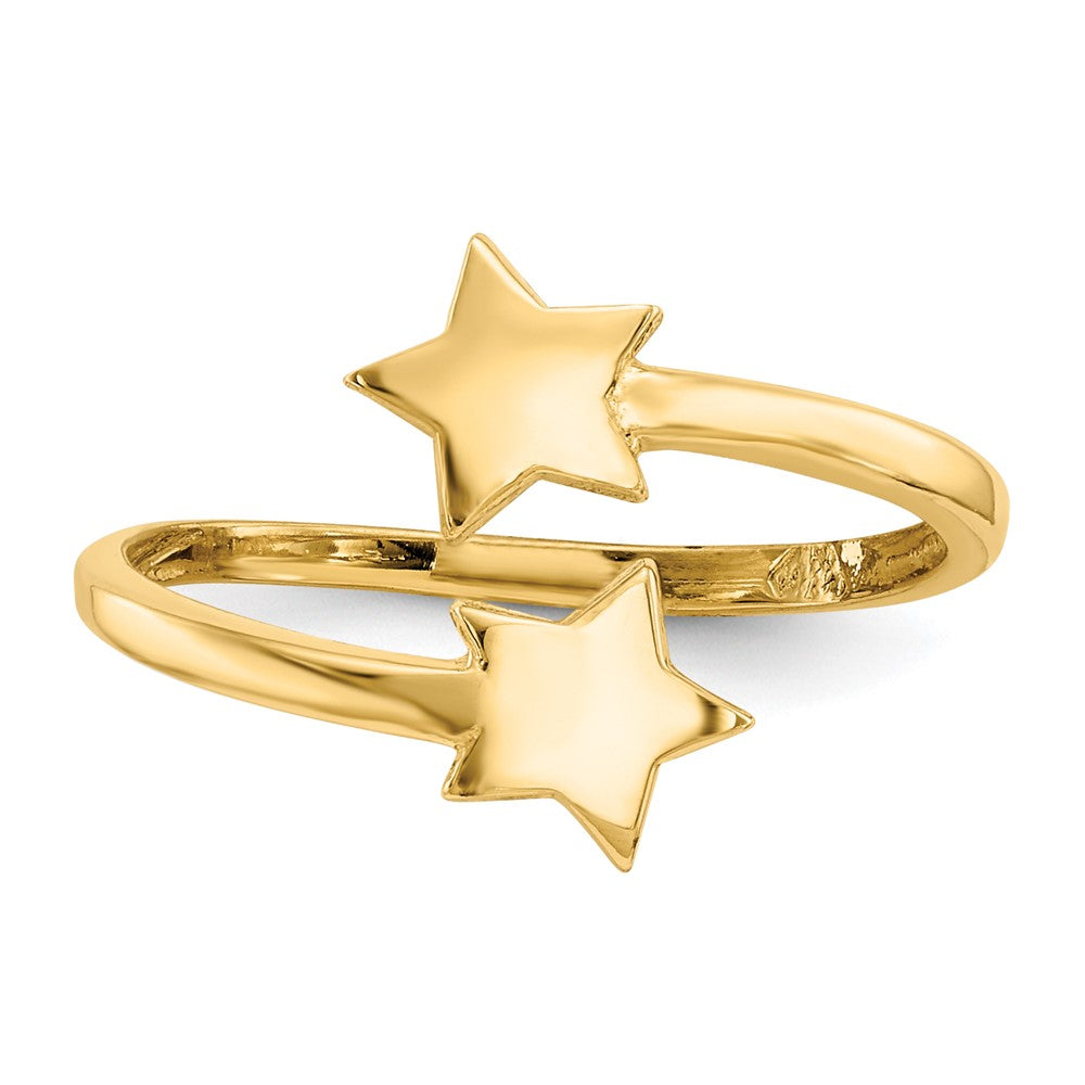 14k Star Design Toe Ring