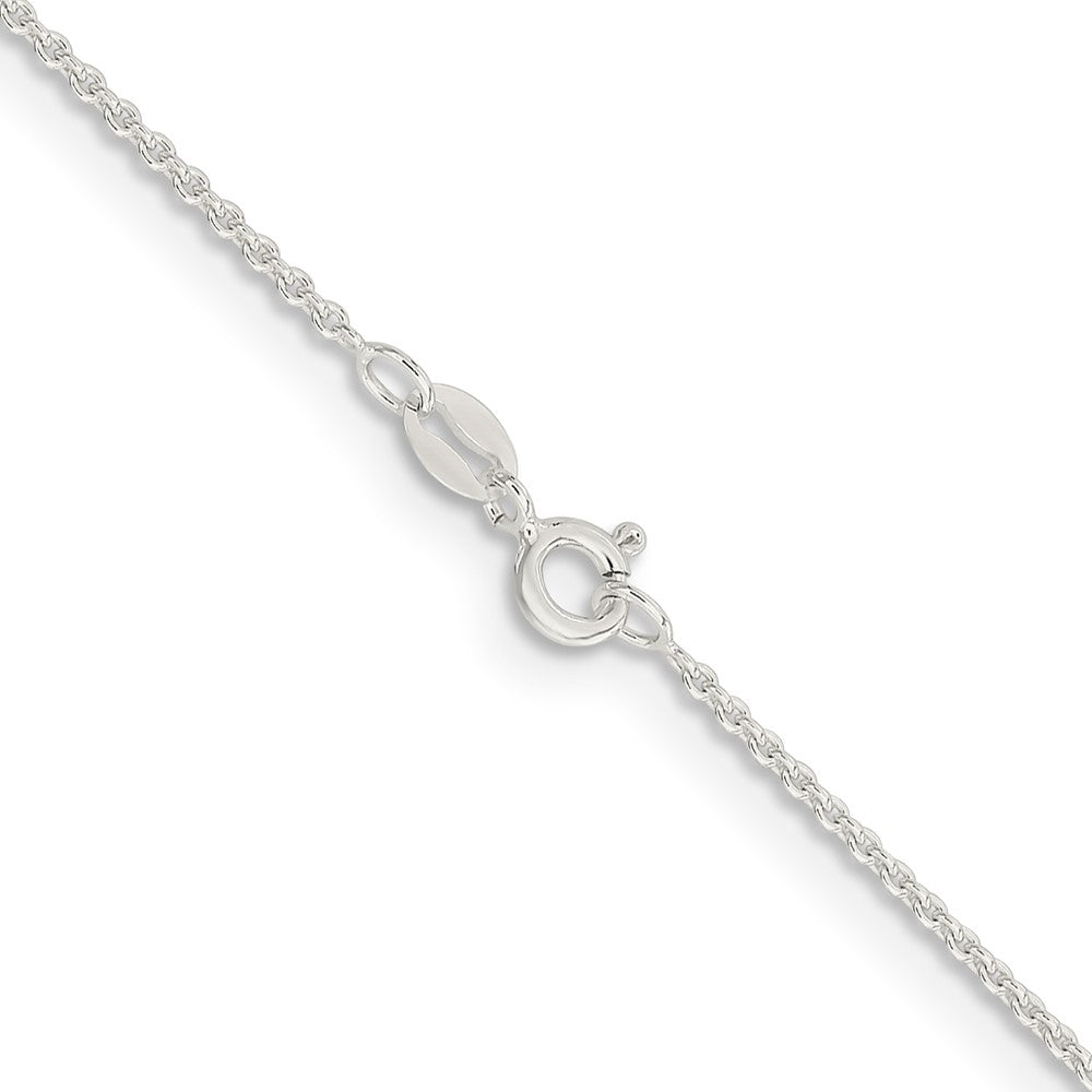 Sterling Silver 1.6mm Forzantina Cable Chain 22 Inches