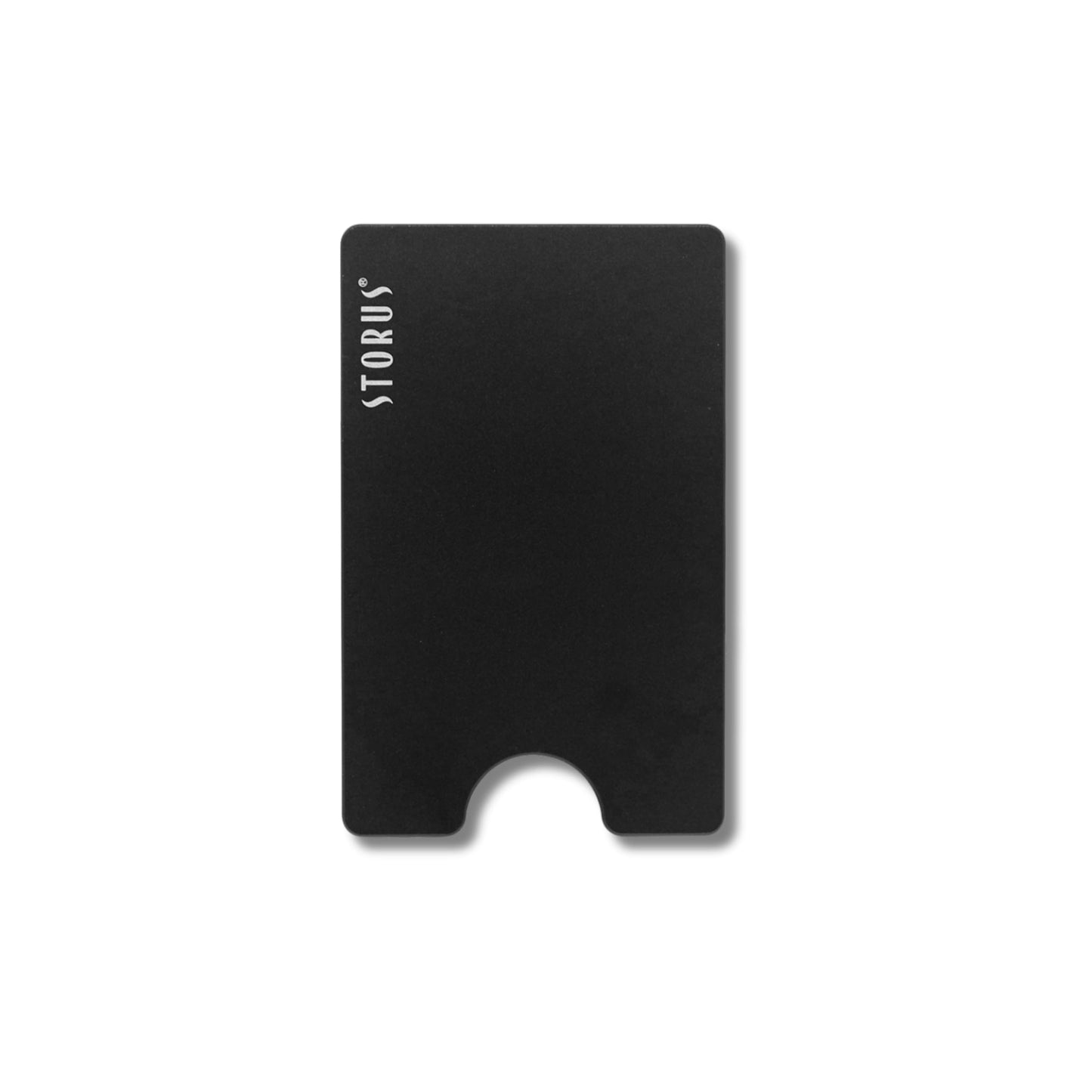 Storus Smart Wallet Premium Card Holder Money Clip Slim Minimalist RFID Blocking Front Pocket Wallet for Men, Father's Day, Groomsmen, Graduate, Gift - Black
