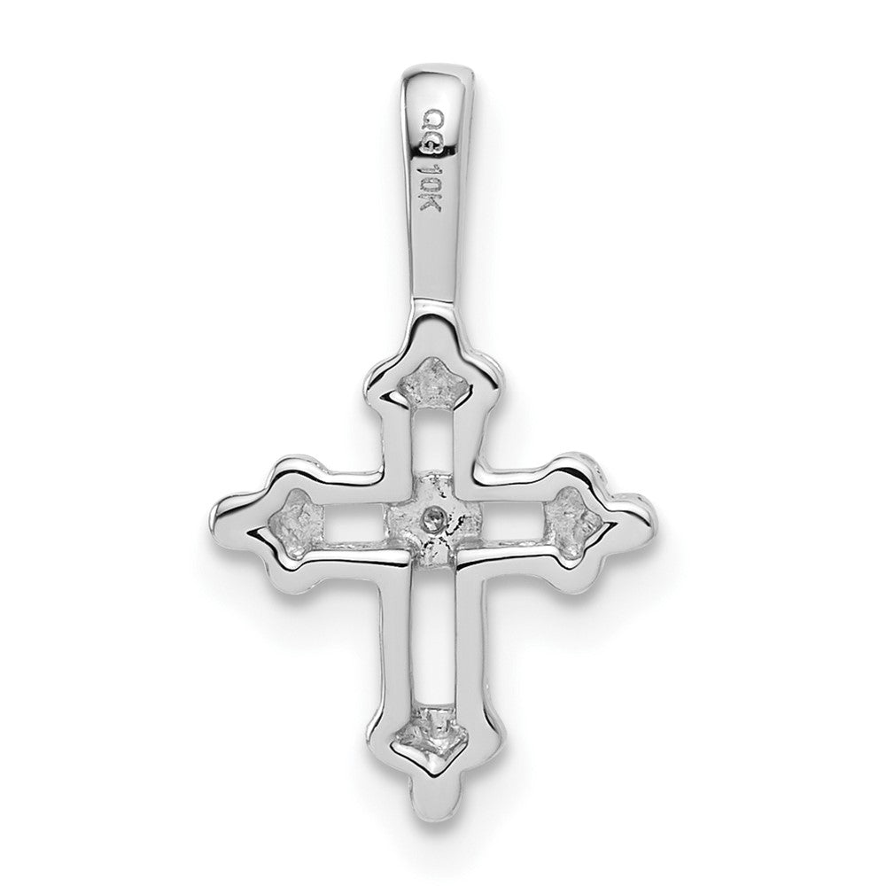 10kw Diamond Cross Pendant