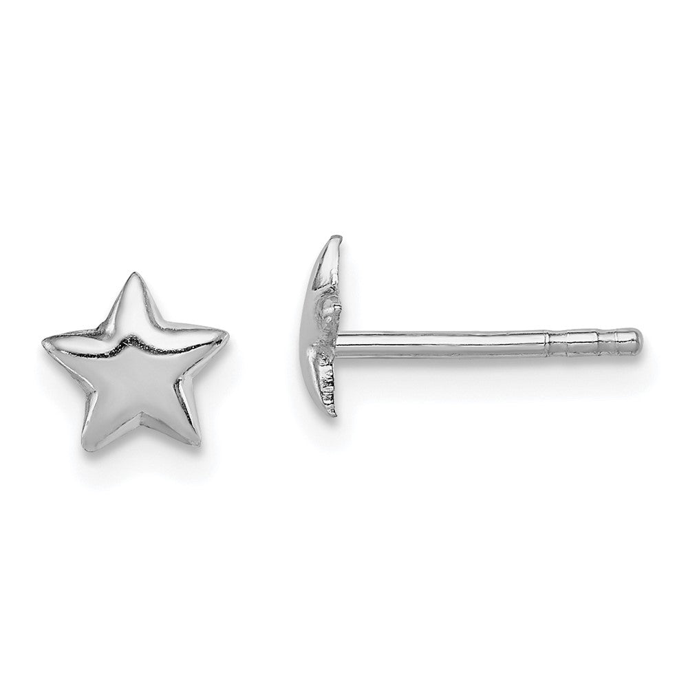 Sterling Shimmer Sterling Silver Rhodium-plated 40 Stone 2.3mm CZ In and Out Round Hinged Hoop Earrings