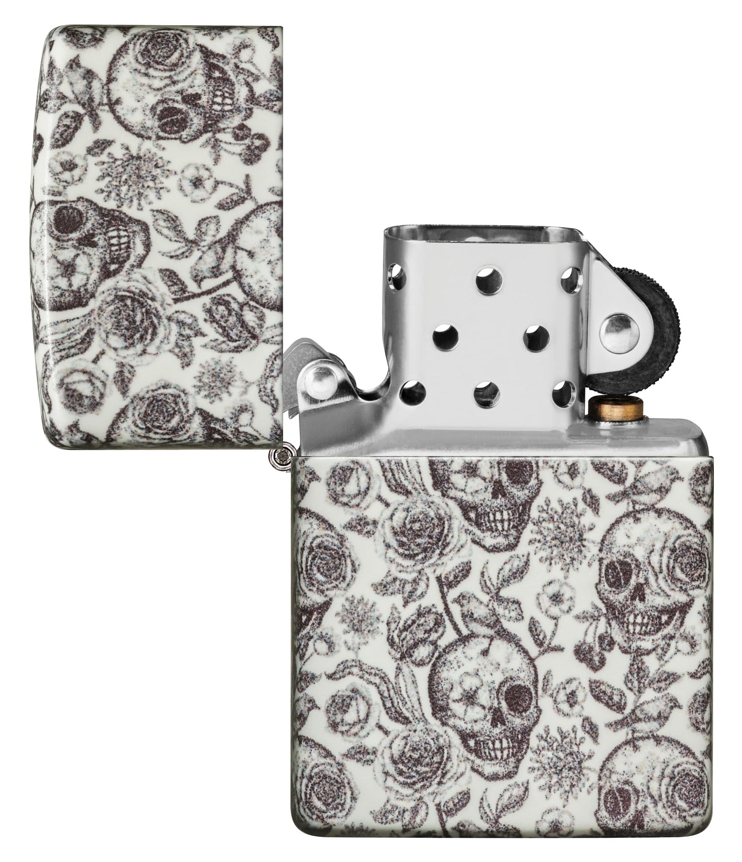 Zippo Skeleton Glow-in-the-Dark 540 Color Pocket Lighter