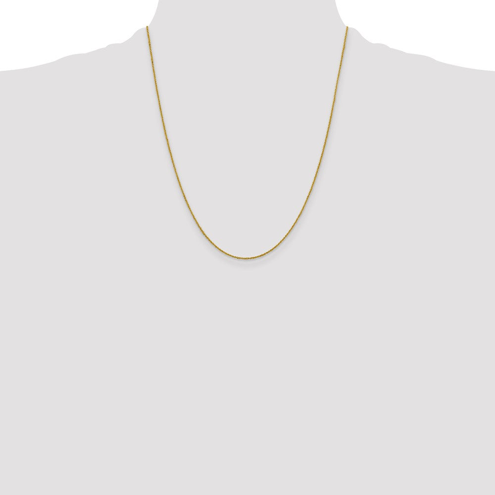 10k 1mm Sparkle Singapore Chain
