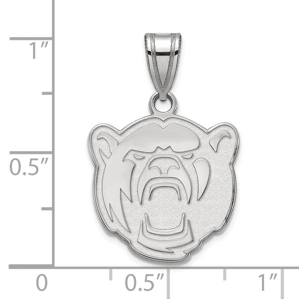 LogoArt Sterling Silver Baylor University Medium Pendant Necklace